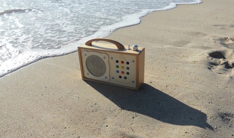 hörbert sur la plage