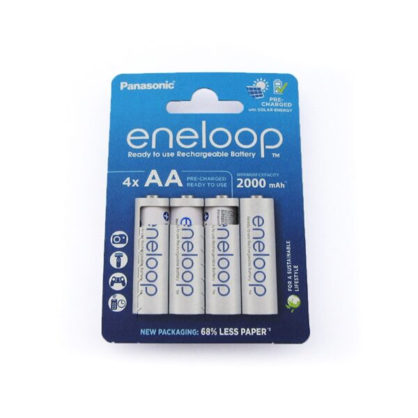 Pack de 4 piles rechargeables Eneloop AA